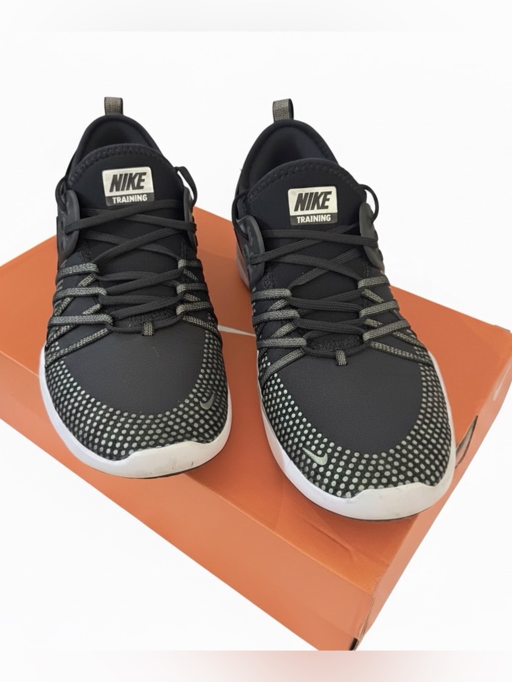 Nike Free TR 7 Metallic Black Training Shoes Women’s 8 Original Box